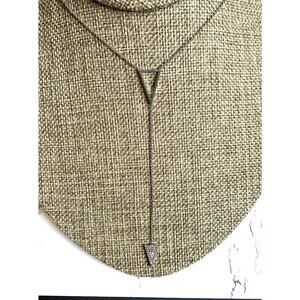 Dainty Y Drop Arrow Necklace Silver Tone with Rhinestones Y2K Feminine Bling